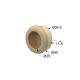 WOODEN INSET PULL ROUND / HOLE D. 35mm / BEECH WOOD COLLECTION