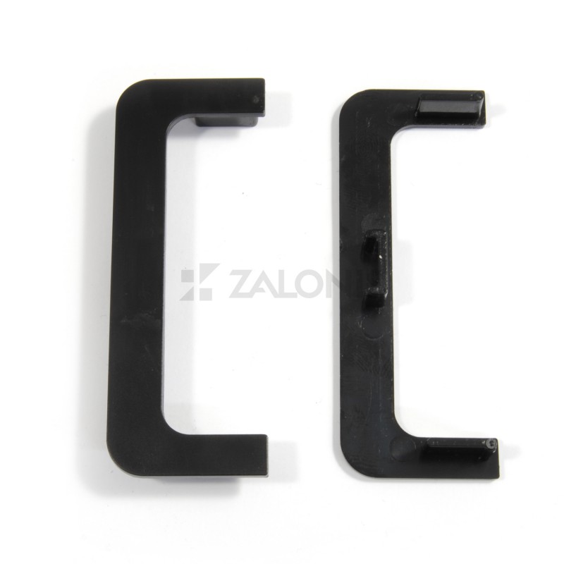 PAIR OF "C" GOLA END CAPS / BLACK
