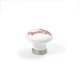 KID WHITE PORCELAIN CAR KNOB - ARGENTO BASE PORCELAIN KID COLLECTION
