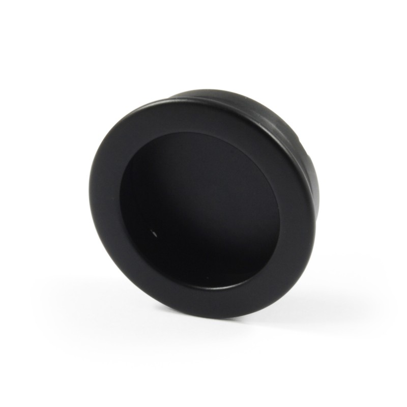 INSET PULL ROUND D.35 / BLACK