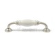FURNITURE HANDLE CRACKELED / NICKEL SATIN