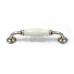 FURNITURE HANDLE STONE / OLD SILVER