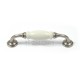 FURNITURE HANDLE STONE / OLD SILVER