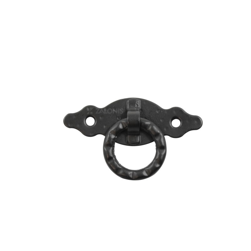 FURNITURE KNOB DROP RING / MAT BLACK CLASSIC-PORCELAIN COLLECTION