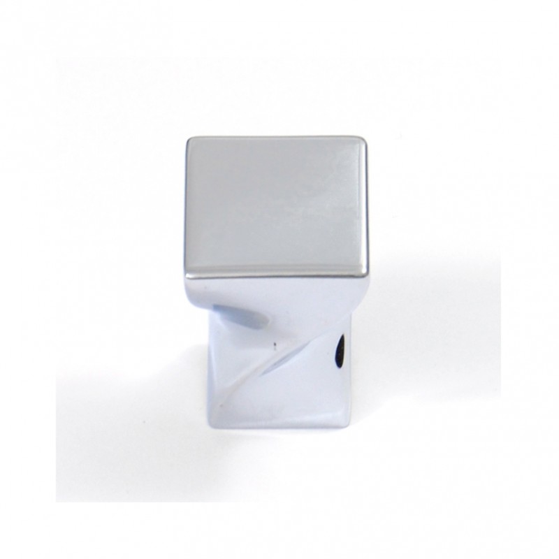 M145 CHROME SQUARE FURNITURE KNOB MODERN COLLECTION