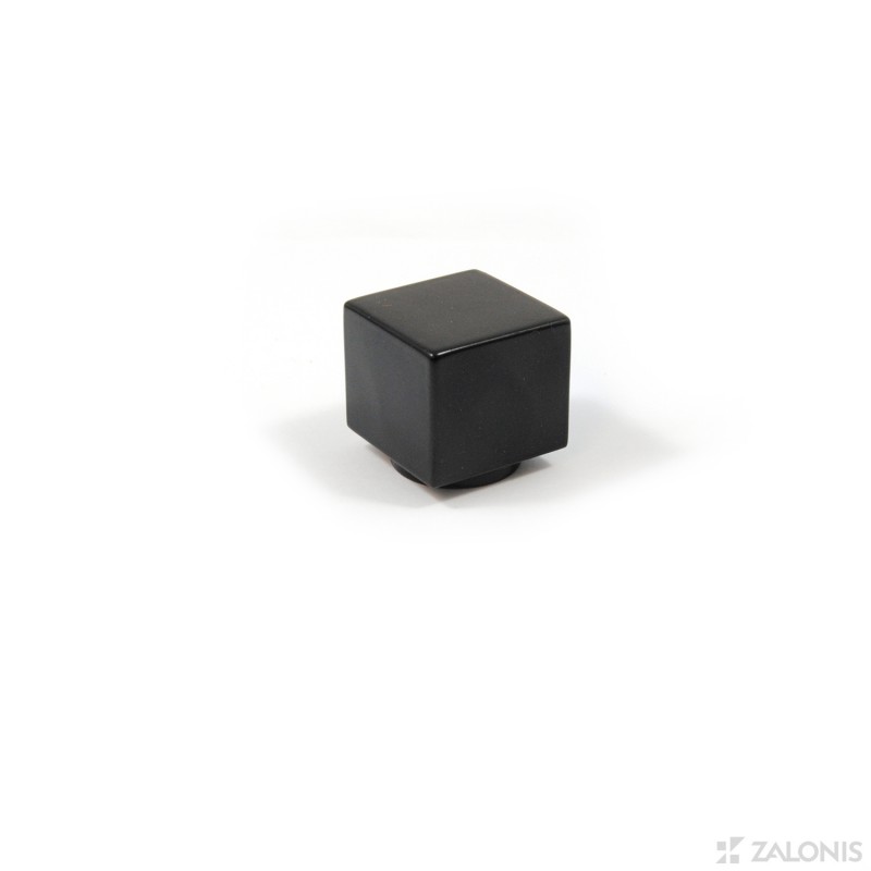SQUARE FURNITURE KNOB 7006 / MATT BLACK MODERN COLLECTION