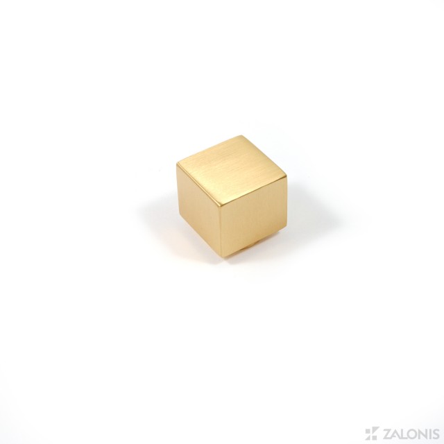 SQUARE FURNITURE KNOB 7006 / MATT GOLD
