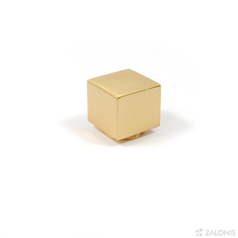 SQUARE FURNITURE KNOB 7006 / MATT GOLD MODERN COLLECTION