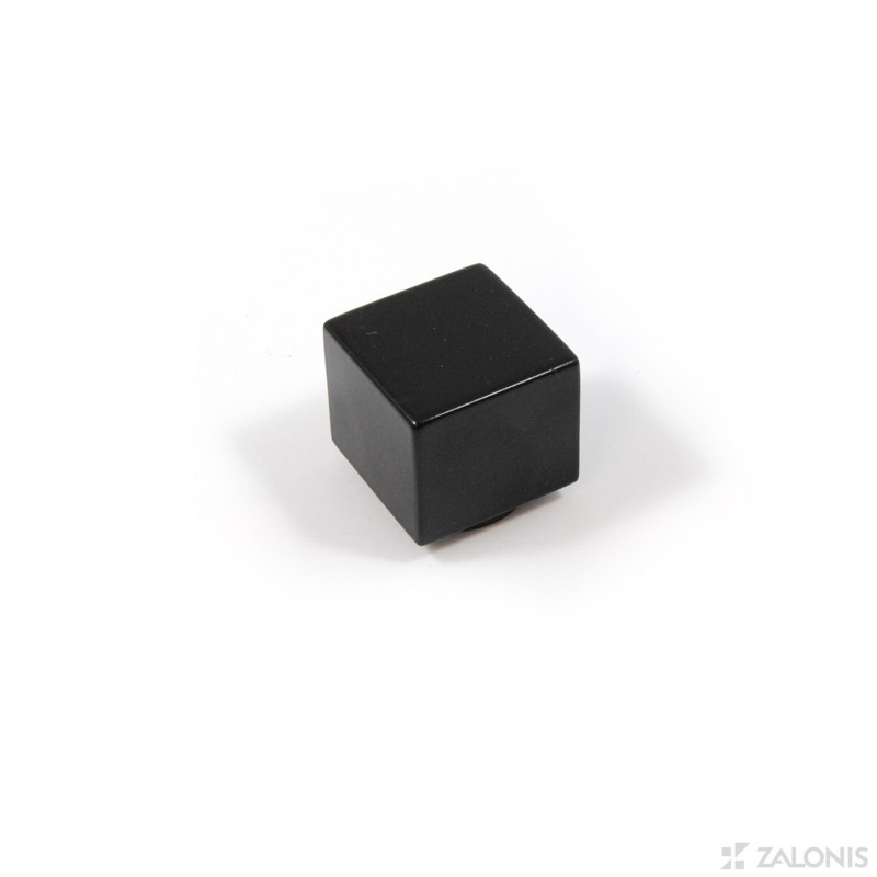 SQUARE FURNITURE KNOB 7006 / MATT BLACK MODERN COLLECTION