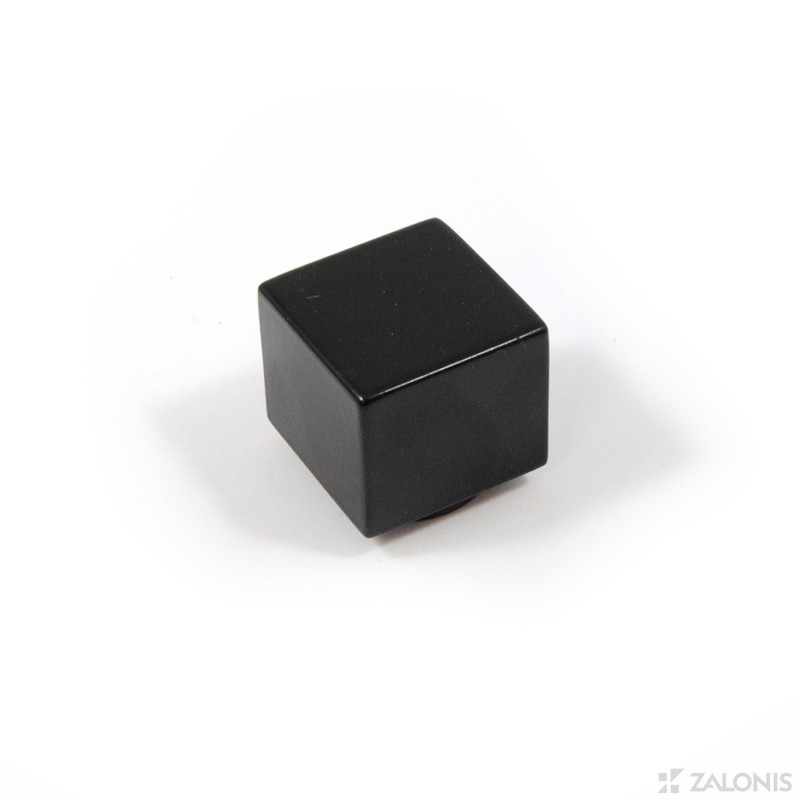 SQUARE FURNITURE KNOB 7006 / MATT BLACK MODERN COLLECTION