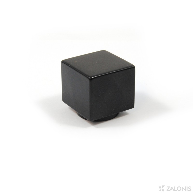 SQUARE FURNITURE KNOB 7006 / MATT BLACK MODERN COLLECTION