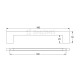 m.006 FURNITURE HANDLE / MAT BLACK  MODERN COLLECTION