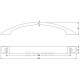 m.008 FURNITURE HANDLE / MAT NICKEL  MODERN COLLECTION