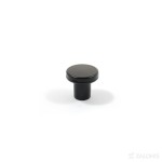 FURNITURE KNOB M.319 D.24 AND D.34.5 mm / MAT BLACK