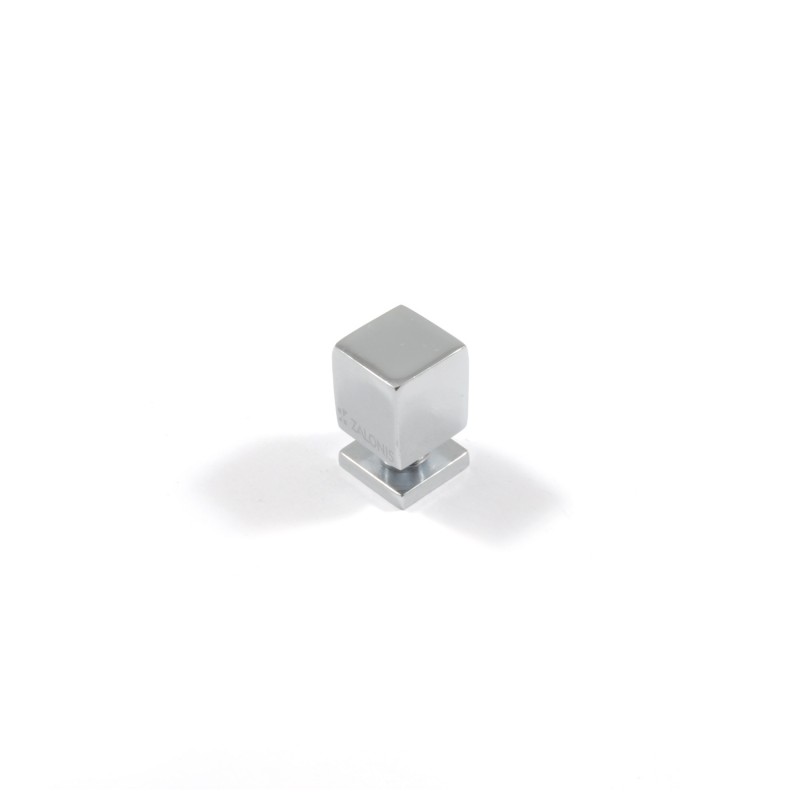 SQUARE FURNITURE KNOB / CHROME