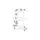 SQUARE FURNITURE KNOB / CHROME