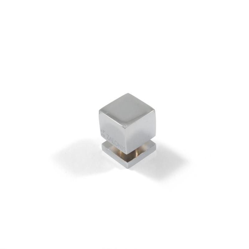 SQUARE FURNITURE KNOB / CHROME