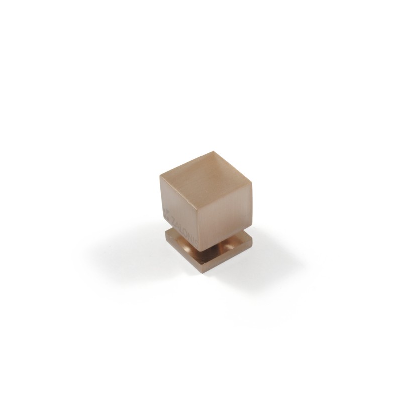SQUARE FURNITURE KNOB / MATT NICKEL