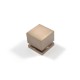 SQUARE FURNITURE KNOB / MATT NICKEL