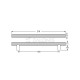 ROUND FURNITURE HANDLE C25824 / MAT BLACK MODERN COLLECTION