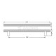 ROUND FURNITURE HANDLE C25824 / MAT BLACK MODERN COLLECTION