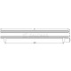 ROUND FURNITURE HANDLE C25824 / MAT BLACK MODERN COLLECTION