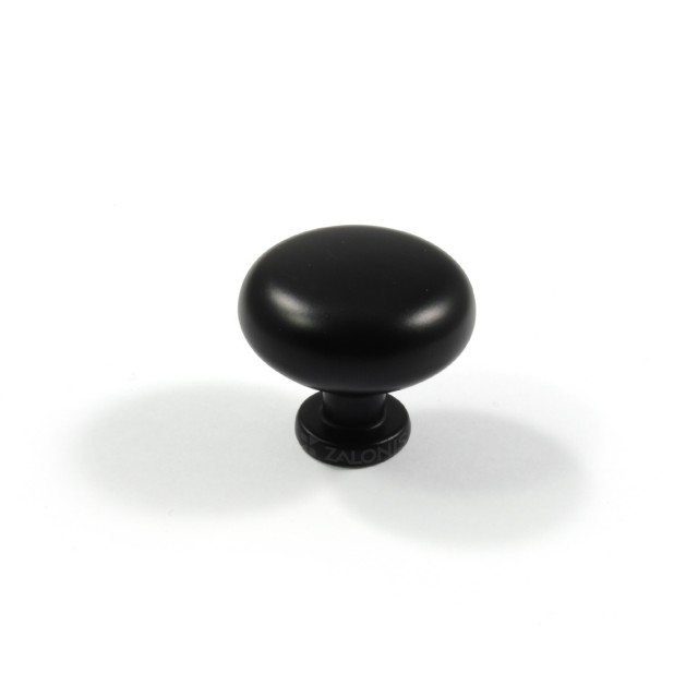 ROUND FURNITURE KNOB EMKW / D.30 / MAT BLACK