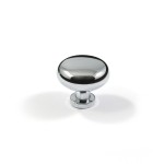 ROUND FURNITURE KNOB EMKW / D.30 / CHROME