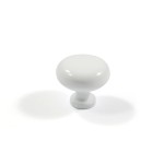 ROUND FURNITURE KNOB EMKW / D.30 / WHITE