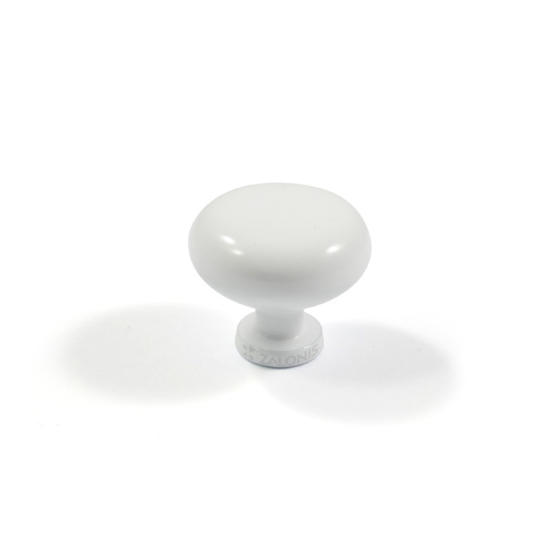 ROUND FURNITURE KNOB EMKW / D.30 / WHITE