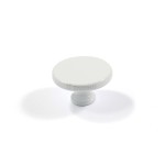 ROUND FURNITURE KNOB EMKW / D.35 / WHITE