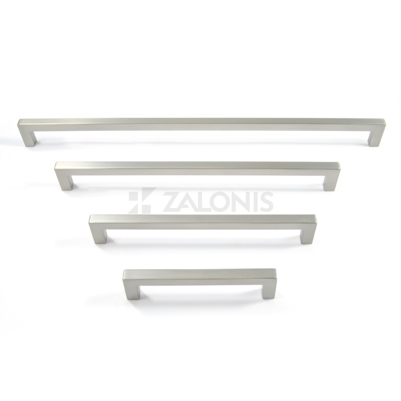 SQUARE HANDLE EMKW / MAT NICKEL