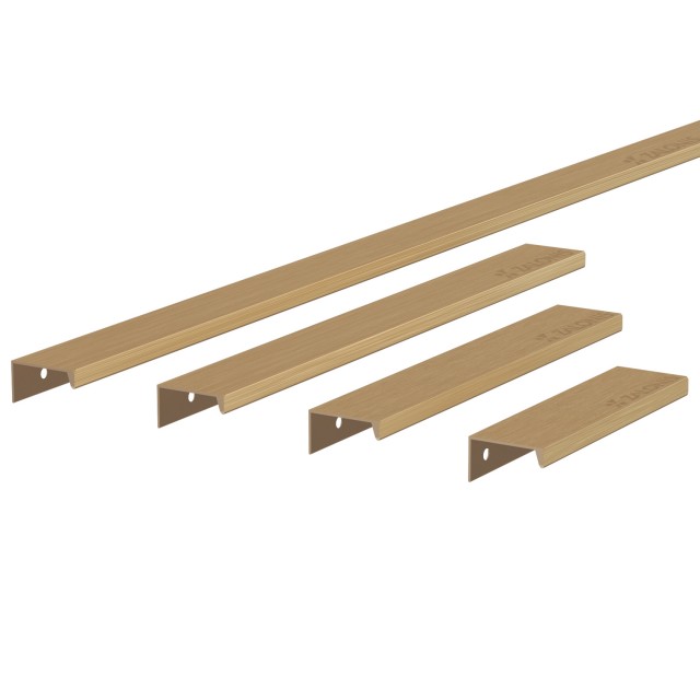 FURNITURE HANDLE BAR EMKW / MAT GOLD