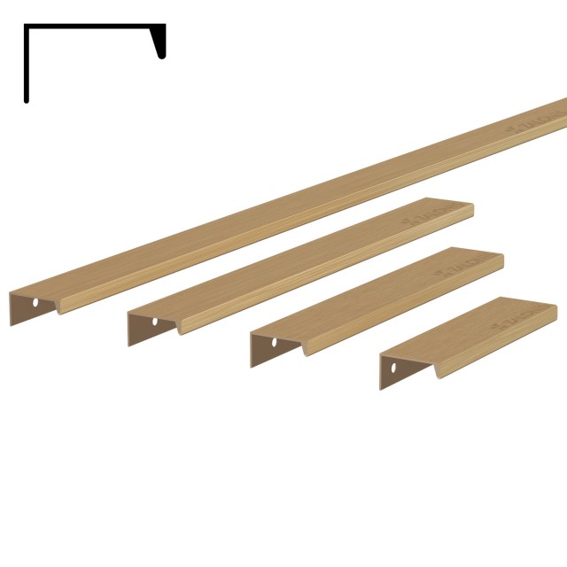 FURNITURE HANDLE BAR EMKW / MAT GOLD