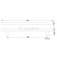 ROUND FURNITURE HANDLE / STAINLESS STEEL / MATT INOX