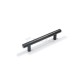 ROUND FURNITURE HANDLE / STAINLESS STEEL / MATT BLACK