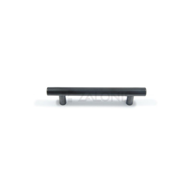 ROUND FURNITURE HANDLE / STAINLESS STEEL / MATT BLACK