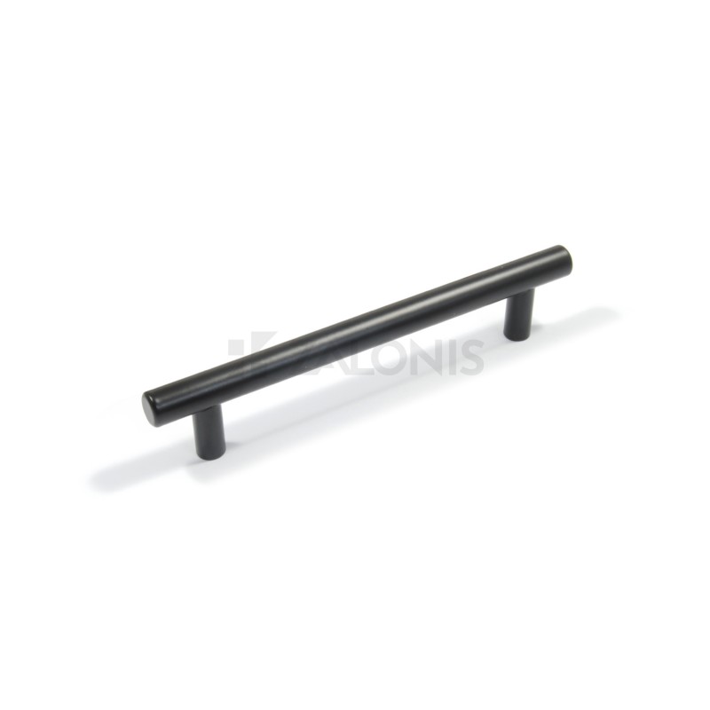 ROUND FURNITURE HANDLE / STAINLESS STEEL / MATT BLACK