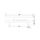 ROUND FURNITURE HANDLE / STAINLESS STEEL / MATT BLACK