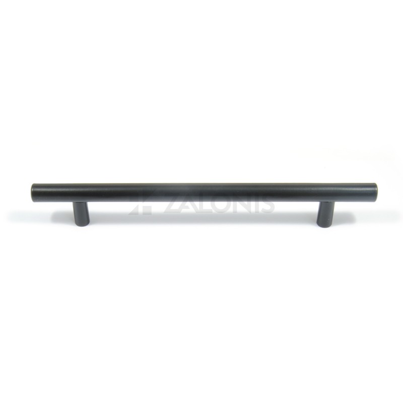 ROUND FURNITURE HANDLE / STAINLESS STEEL / MATT BLACK