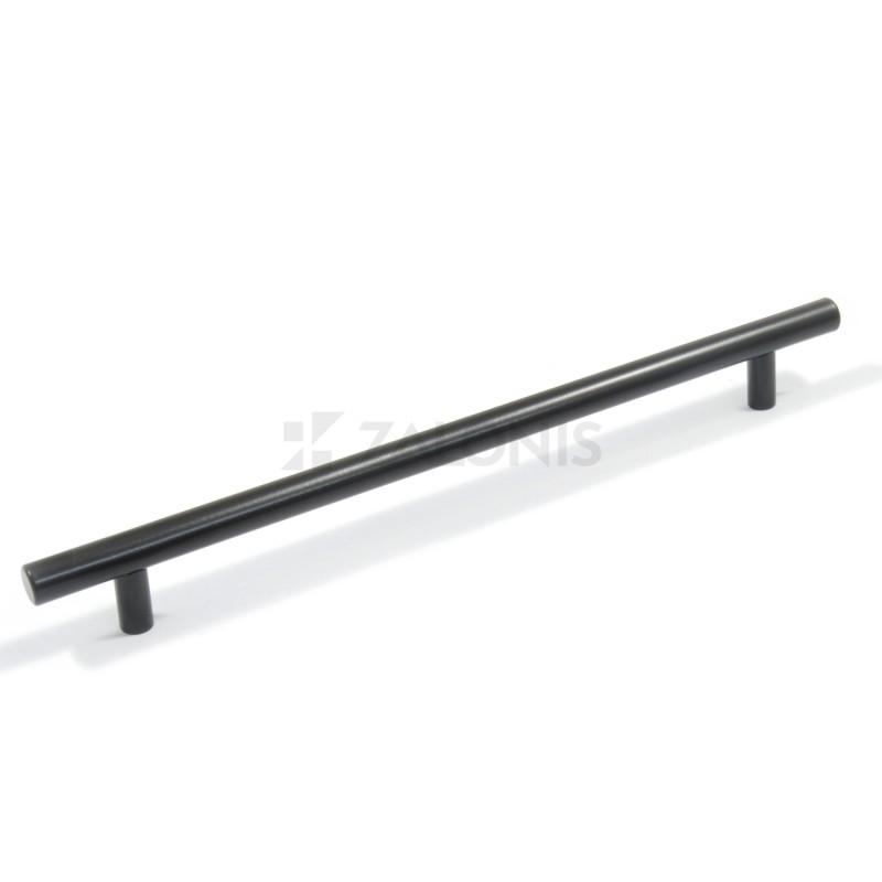 ROUND FURNITURE HANDLE / STAINLESS STEEL / MATT BLACK