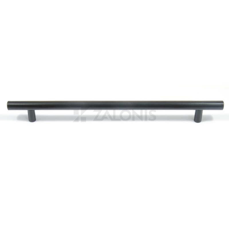 ROUND FURNITURE HANDLE / STAINLESS STEEL / MATT BLACK