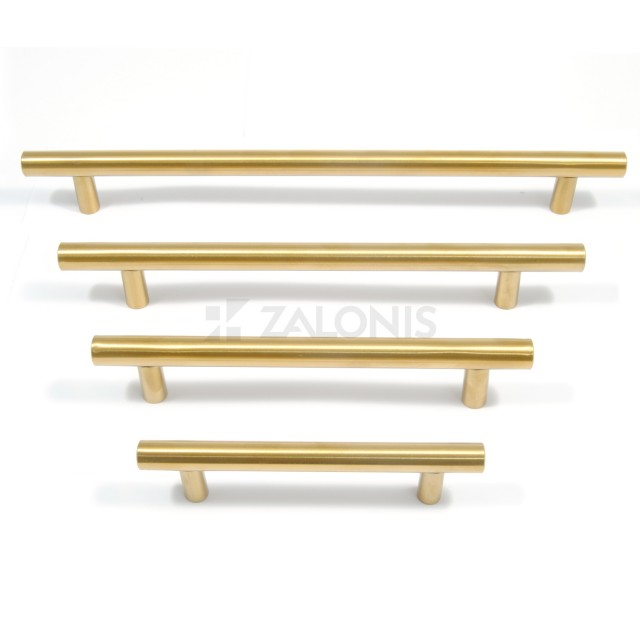 ROUND FURNITURE HANDLE / STAINLESS STEEL / GOLD