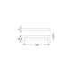 SQUARE FURNITURE HANDLE / INOX