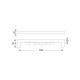 SQUARE FURNITURE HANDLE / INOX
