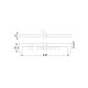 SQUARE FURNITURE HANDLE / INOX