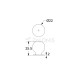 SPHERE FURNITURE KNOB / MATT NICKEL