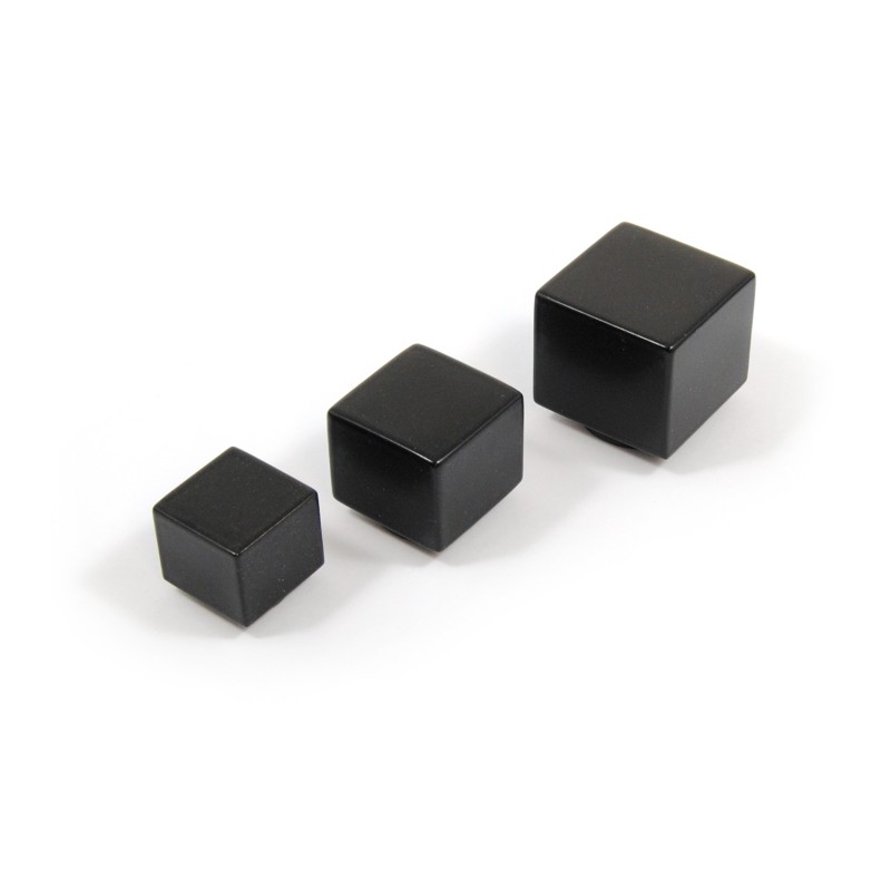 SQUARE FURNITURE KNOB 7006 / MATT BLACK MODERN COLLECTION