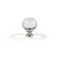 FURNITURE KNOB CRYSTAL SPHERE / MATT NICKEL