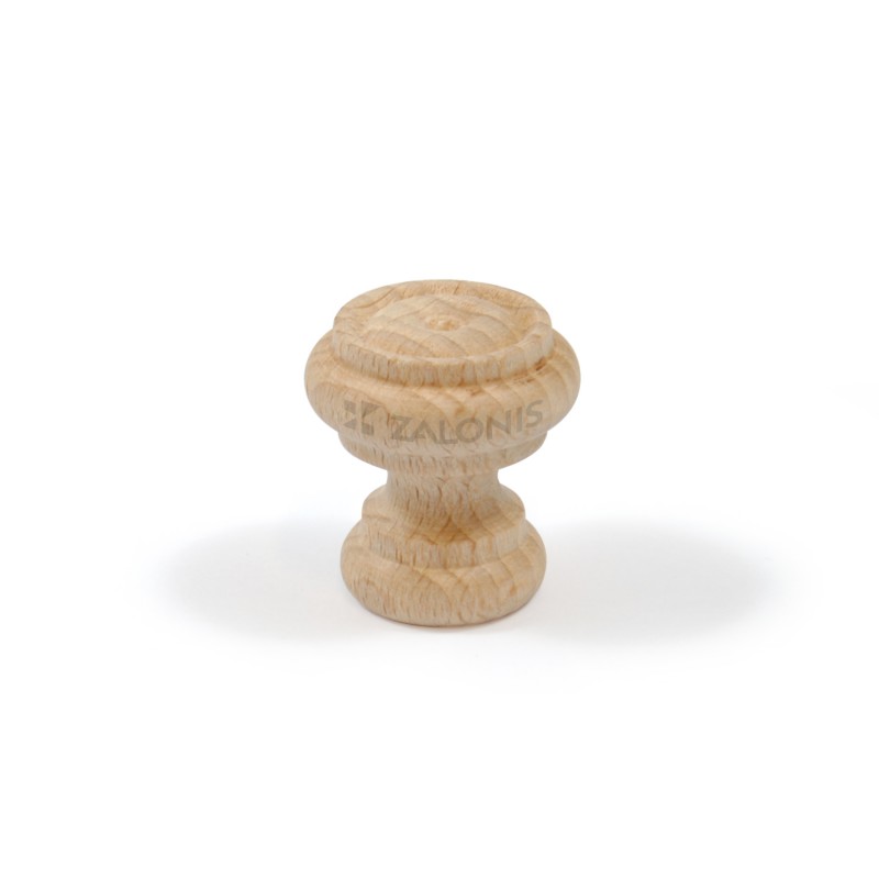 FURNITURE KNOB m.003 / RUSTIC BEECH / RAW